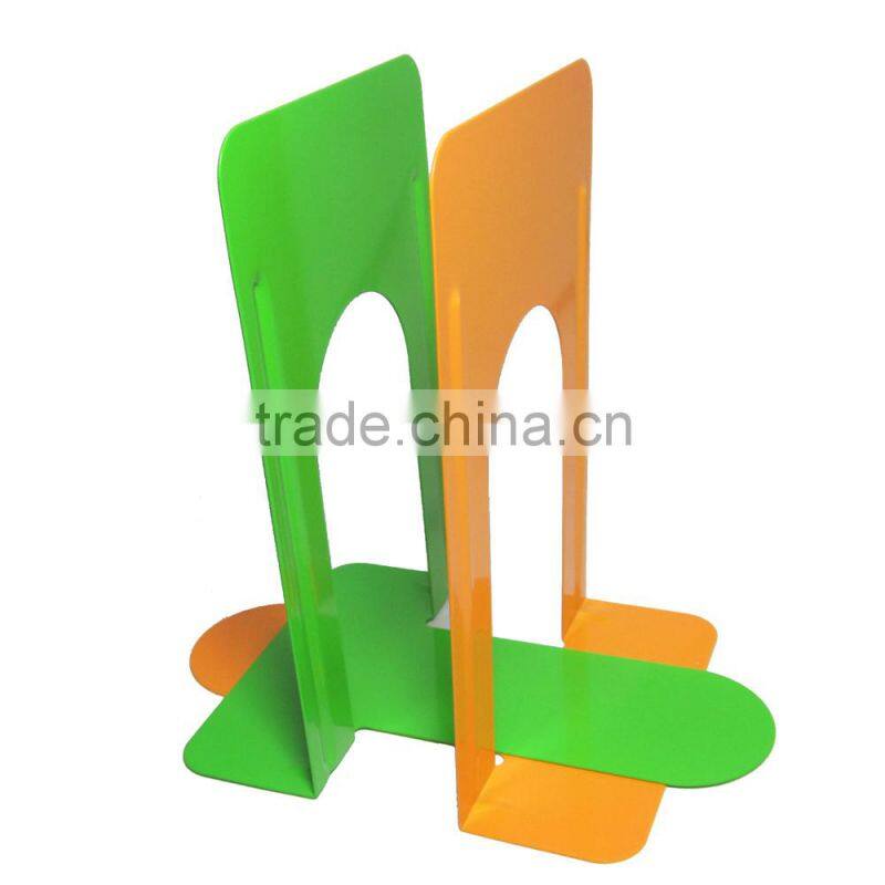 High quality 9" desktop metal colorful bookends