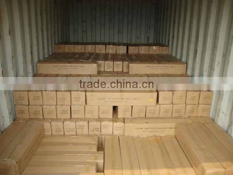 Clear Louver glass sheets