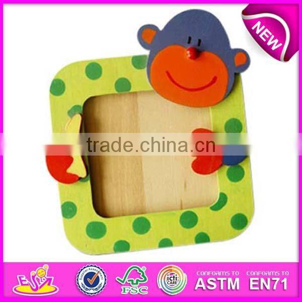 New design wooden picture frame for Christmas gift,wooden toy wall photo frame for children,cute wooden picture frame WJ277971