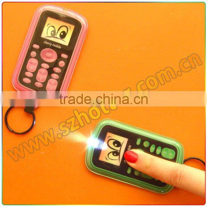 death 3d soft pvc key ring