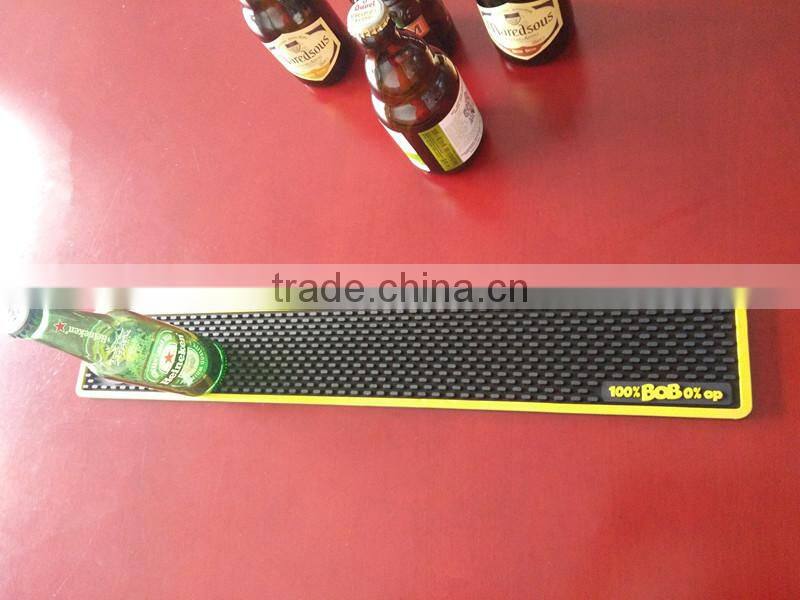 customised design bar mat anti-slip brands led beer bar mat
