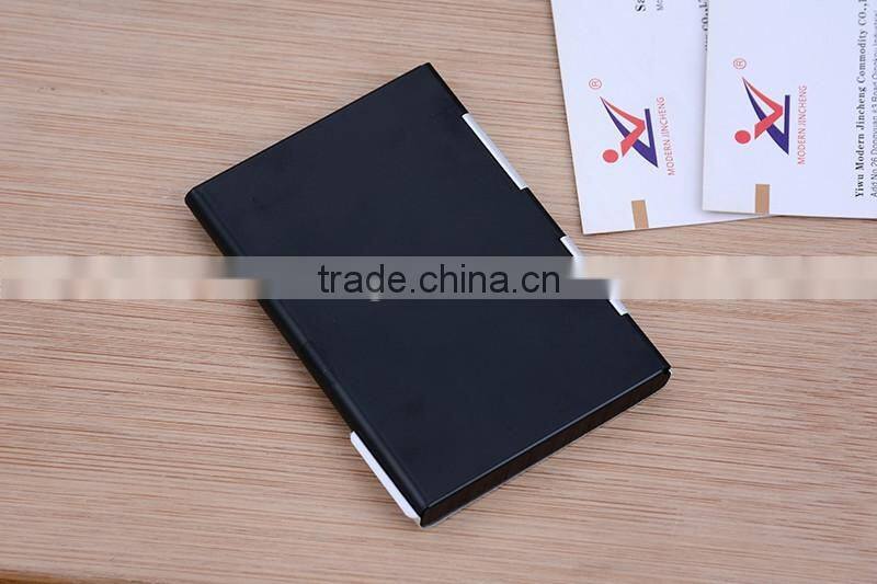 New arrival Silver Aluminum Business card Holder case Holder wholesale