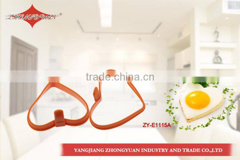 Non-stick novelty egg frying shape cooking silicone egg mold