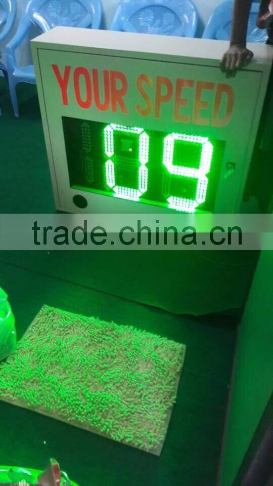Speed Limit Road LED Sign Solar Power Speed Radar Sign