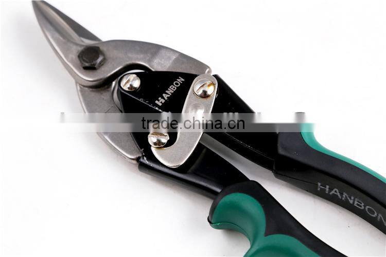 Left Cut Aviation Tin Snips For Cutting Steel Sheet