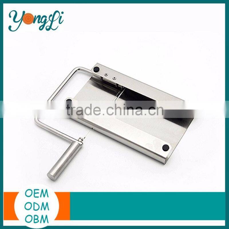 Stainless Steel Cheese Butter Slicer with Replacement Wire Cheese Cutting Board