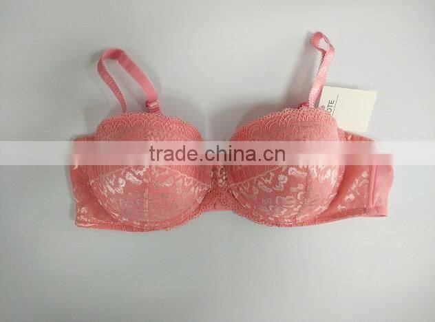 Cute pink girls bra