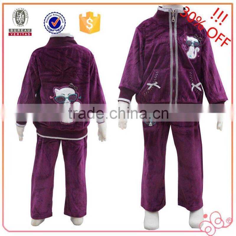 China factory OEM service two-piece dress new design kid clothes