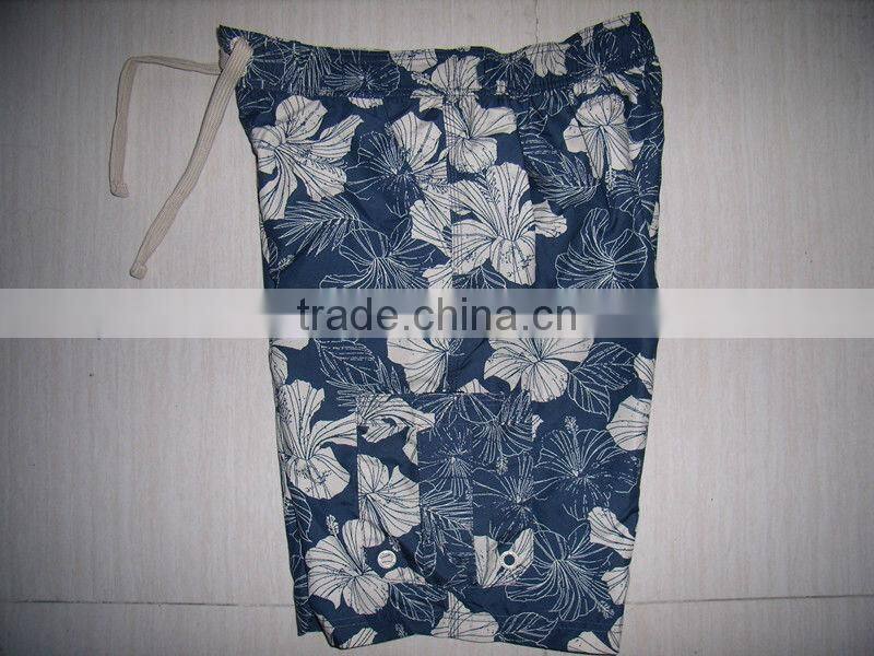 men's cargo pocket swimming shorts printed shorts