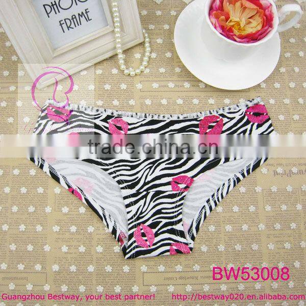 Sex photo of hot sale girls dresses fashion new sex cotton products leopard printing panty