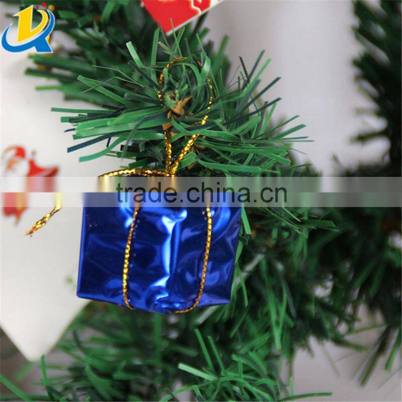 Newest colorful Christmas tree ornaments hanging small gift package
