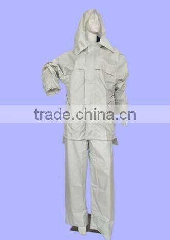 High quality most popular fashion OEM Navy blue Rain forest cheap zip hooded rain (LE1300)