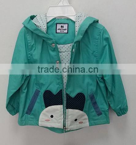 baby boys cute cyan color coat for Autumn