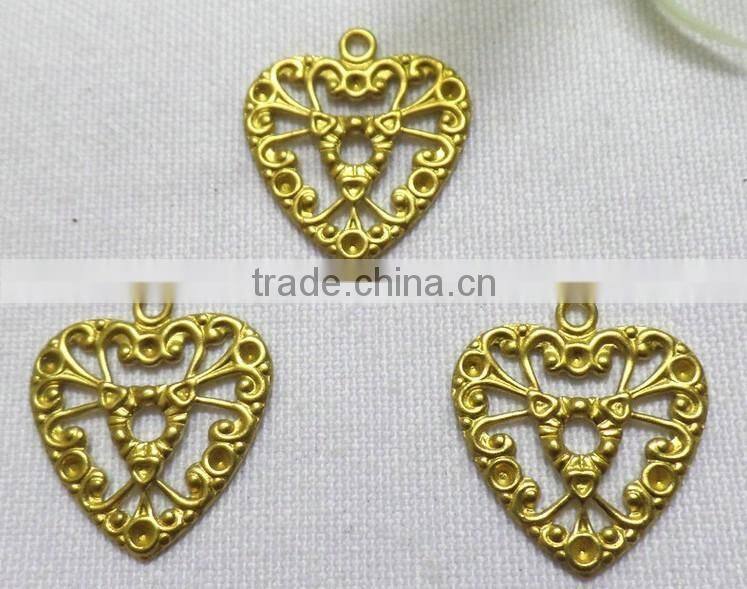hollow brass flower jewelry hair DIY accessories