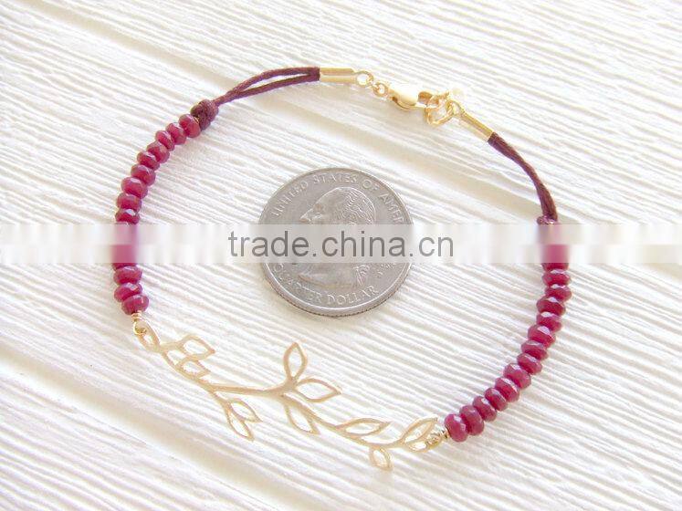 leather knotted bracelet with pearl and birthstone, friendship bracelet, wrap bracelet, bead charm leather bracelet