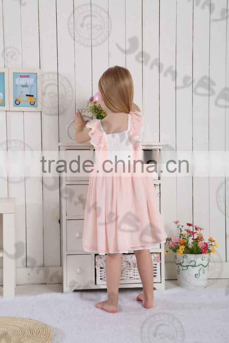 JannyBB Latestn 2017 Rose Applique Strips Jersey Wholesale Girls Shirt