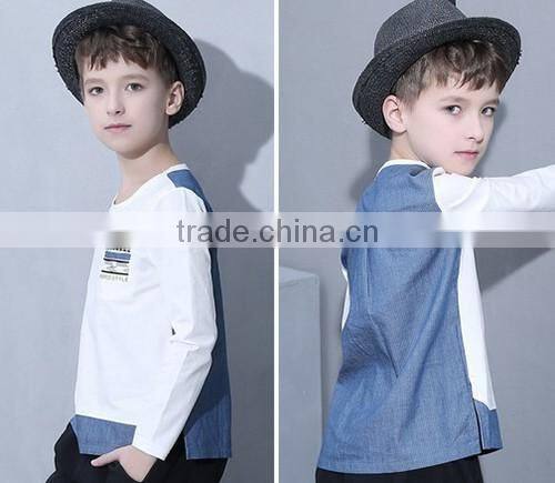 new product Jiangxi fashion alibaba Professional wholesale cotton long sleeve t-shirt for kids