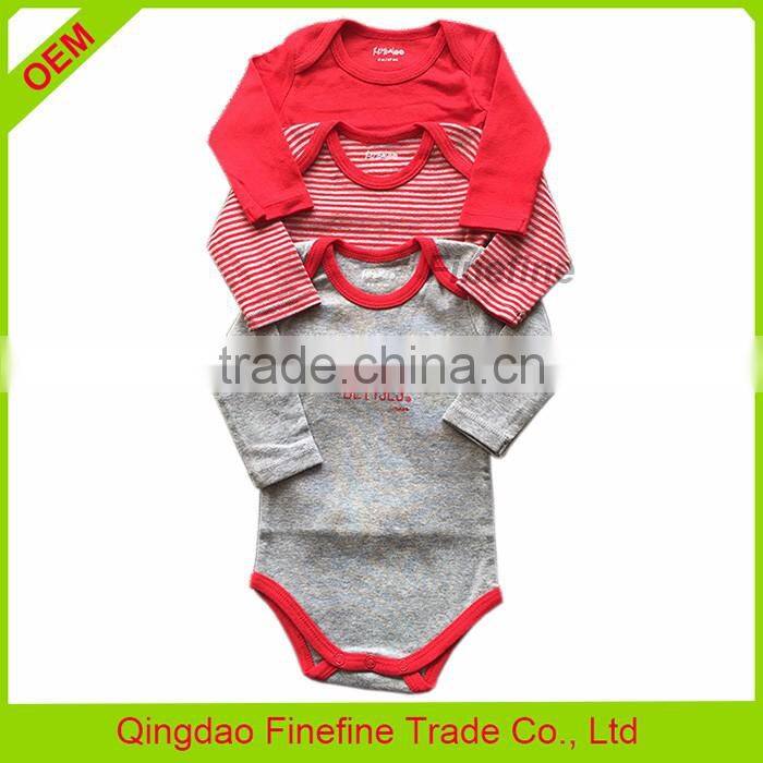 Top quality 100% cotton breathable knitted onesie baby Chinese clothing manufacturers