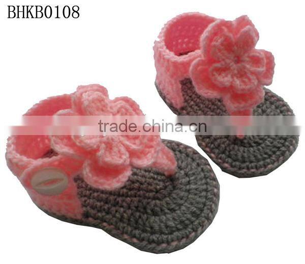 Manufacturer China Ecofriendly cotton yarn baby shoes sandals