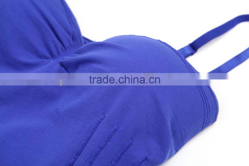 seamless polyamide and spandex women vest womens tank top