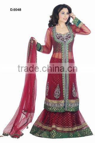 Designer Net Lehengas