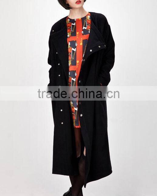 Autumn New Coming Warm Clothing Slim Fit Women/men Woolen Coat