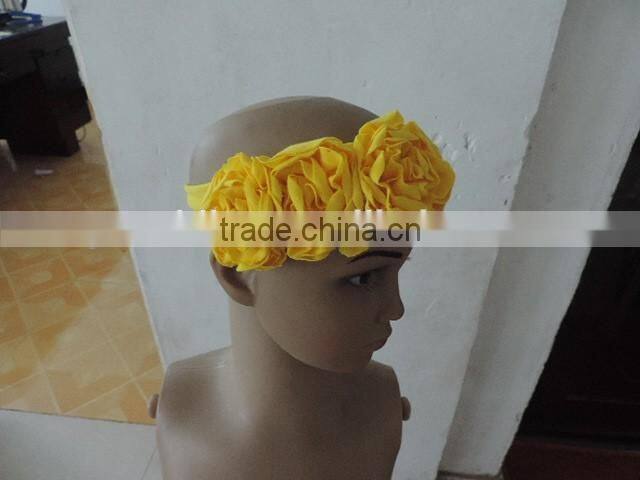 2016 boutique kids girl bowknot headband Baby Girl Top Knot Turban Hedband Children Flower Hairband
