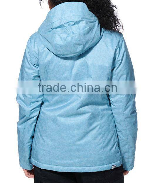 OEM Camp Blue Women's 2014 Waterproof Snowboard Jacket Of China