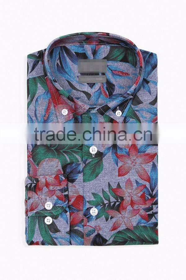 New coming floral shirt for men dress shirts latest deisgn