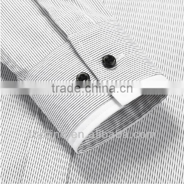 The latest in 2016 fashion fashion collar mans regular fit long sleeve dress shirt