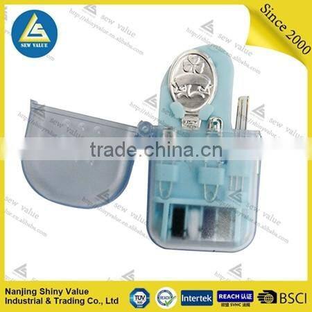 Transparent ABS material portable hand sewing Hand Sewing Use plastic box travel sewing kit