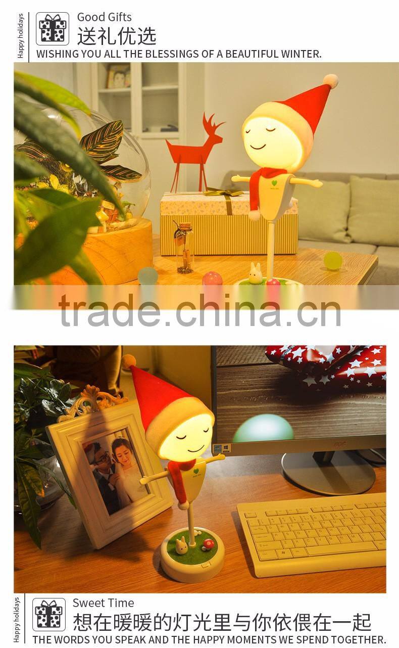 Portable scarecrow mini usb port decorative led night light for baby,kids,children,bedroom