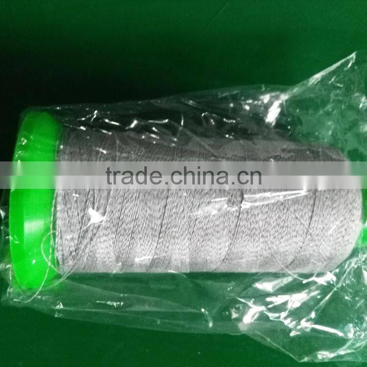 Eco-friendly silver grey high tension 3m machine reflective thread for embroidery