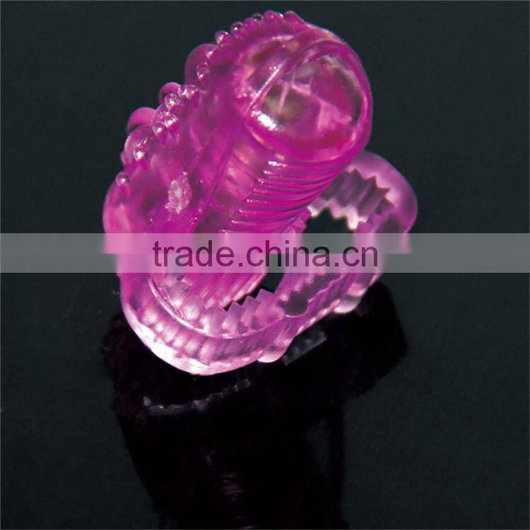 Lesbian Vibrating Sleeve Finger Vibrator Sex Toy for women