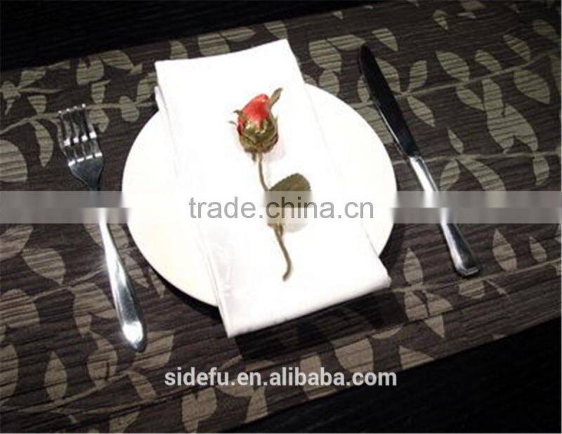 Luxury Jacquard Custom Damask Restaurant Table Runner