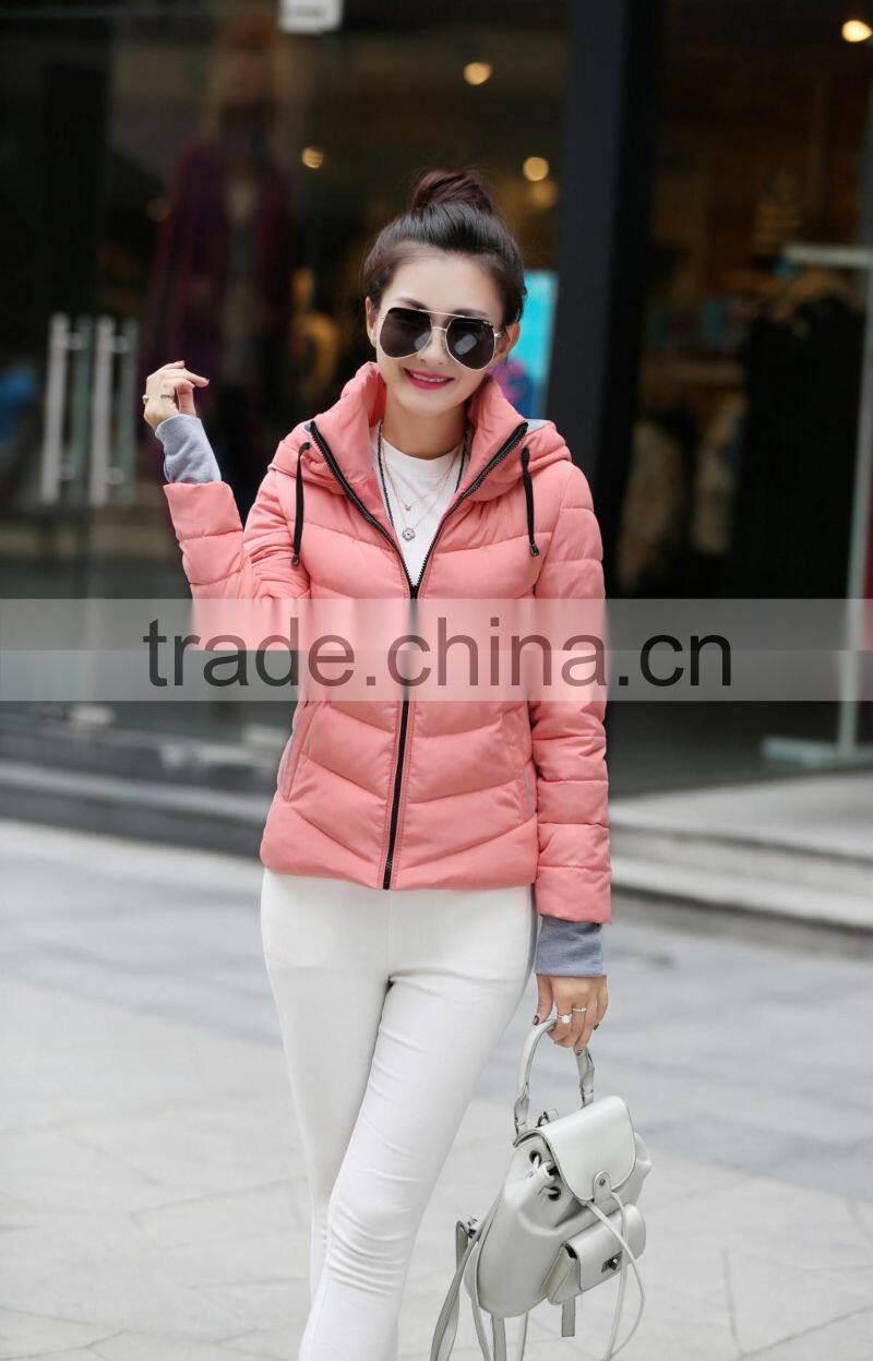 Winter Jacket Women 2017 New Europe Style Hooded Slim Winter Plus Size Parkas