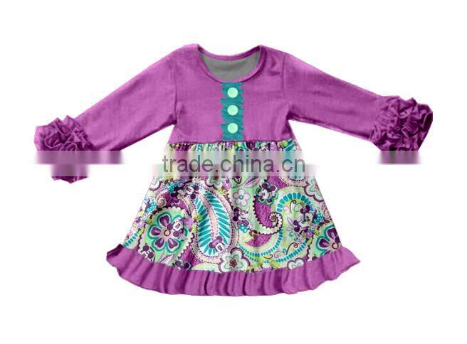 Lovely beautiful Long-sleeved Halloween baby girl clothes lace casual branded boutique girls clothing dress