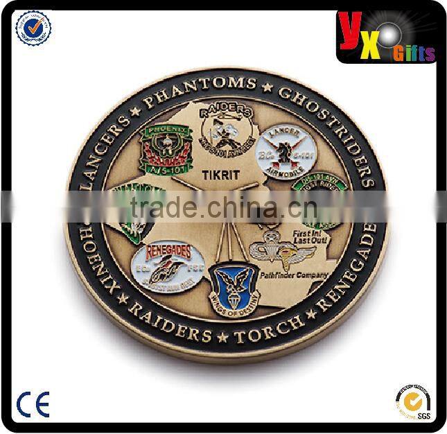 home decor/2014 Manufactory production dragon metal souvenir coin