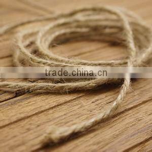 Jute design on linen throw pillow with 0.7D microfibre fill