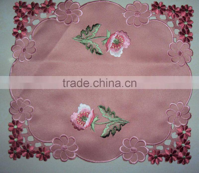 decorative embroidery tissue box cover