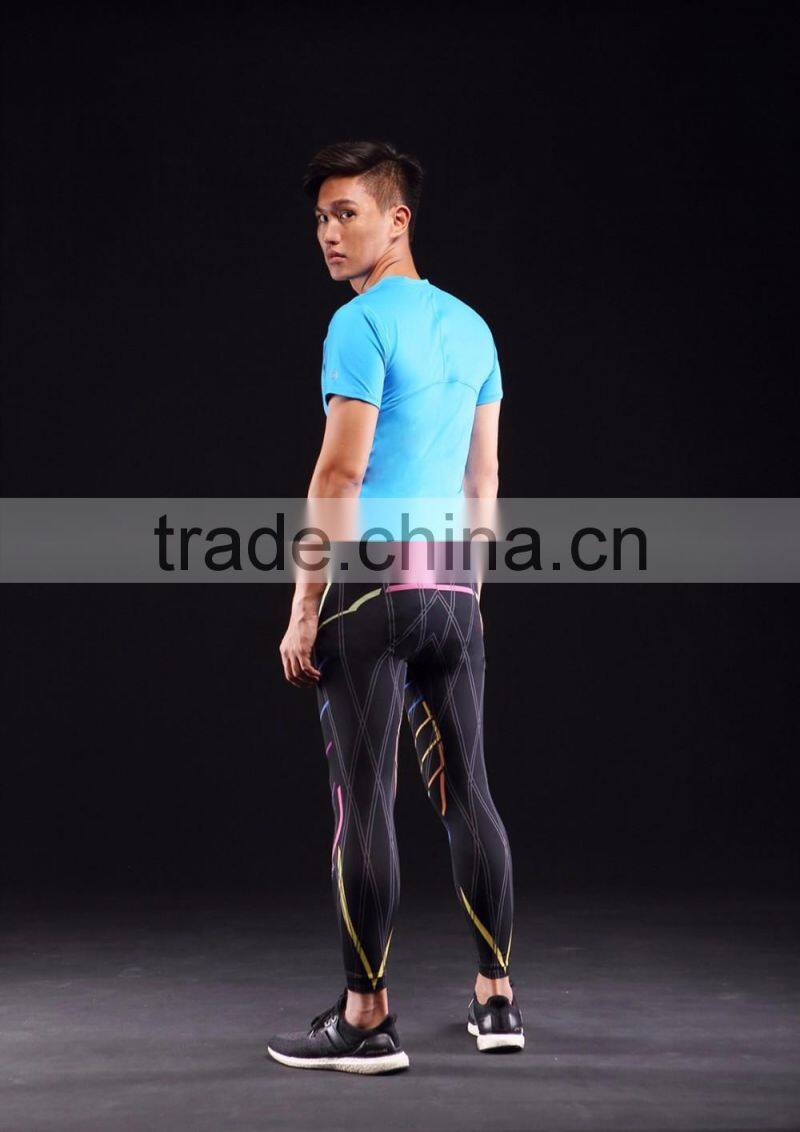 Men compression pants running compression tights