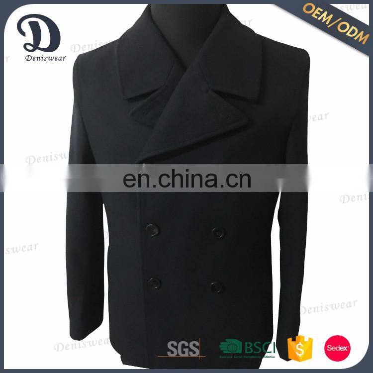 new 2017 men DB wool short coat