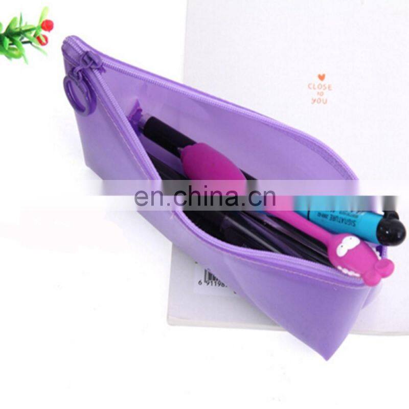 Cheap Colorful PVC Zipper Pencil Storage Case