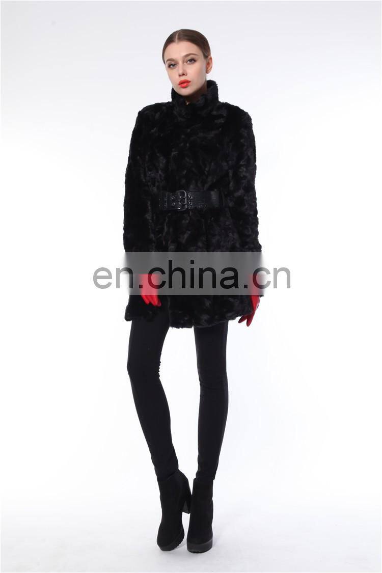 High Quality Professional Wholesale Europe Style Fur Coat 2016