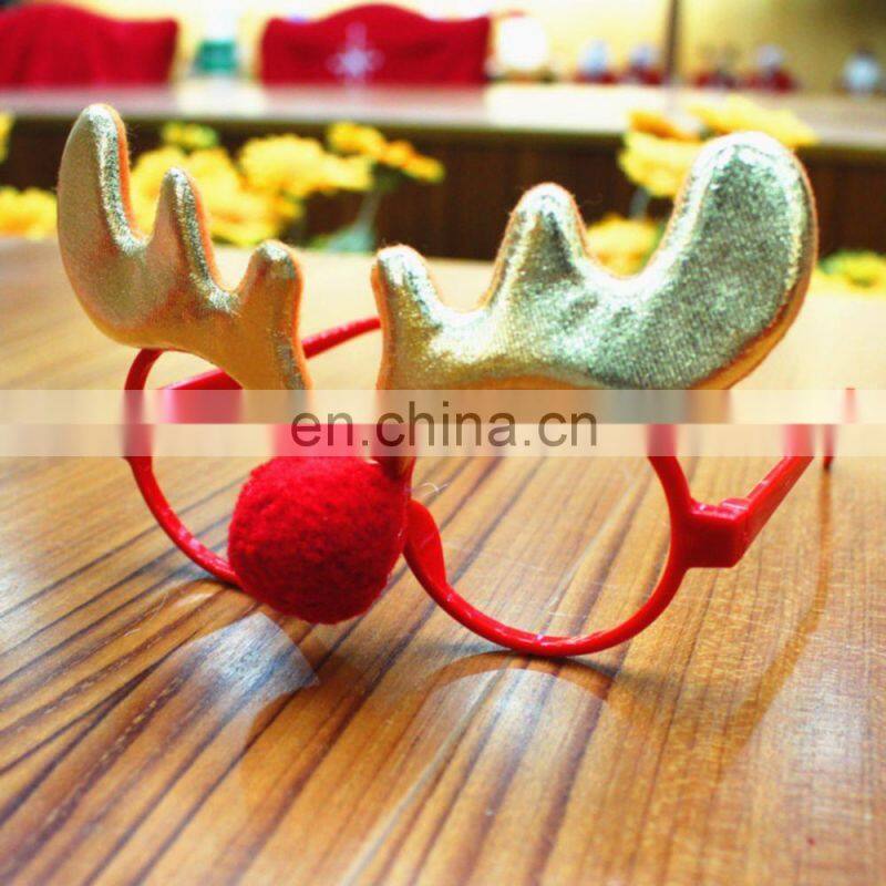 Wholesale Christmas Ornaments Glasses Frames Decor Evening Party Toy for Kids Adult Dog Pet Rabbit Gifts