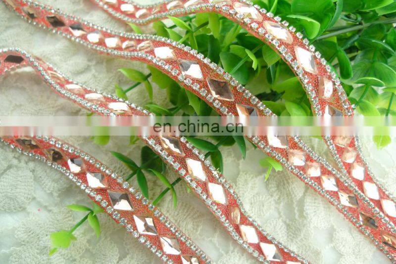 New Design Hot Fix Trim Bag Accessories,rhinestone trimming