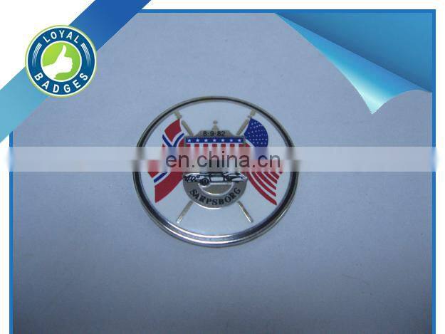 Custom metal cheap USA car badge