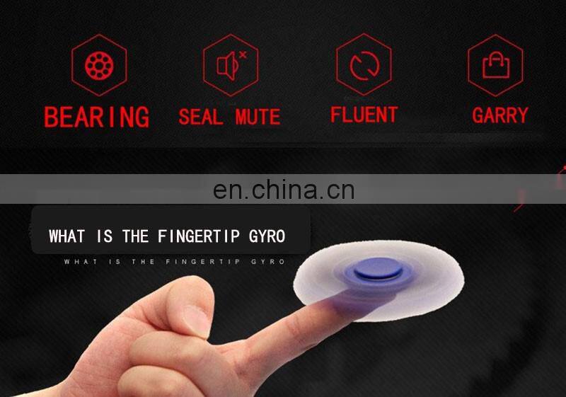 Wholesale 2017 Hot Selling plastic Finger Toy Fidget Spinner Hand Spinner