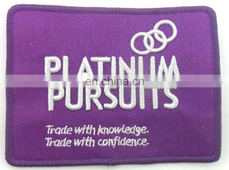 garment embroidery laser cut badges