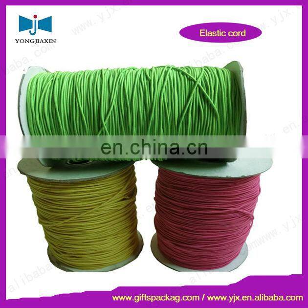 Round Gold sliver metallic elastic cord